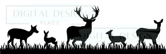 Deer Silhouette WraW123