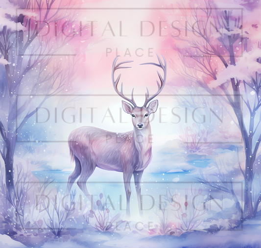 Winter Deer TWRW133