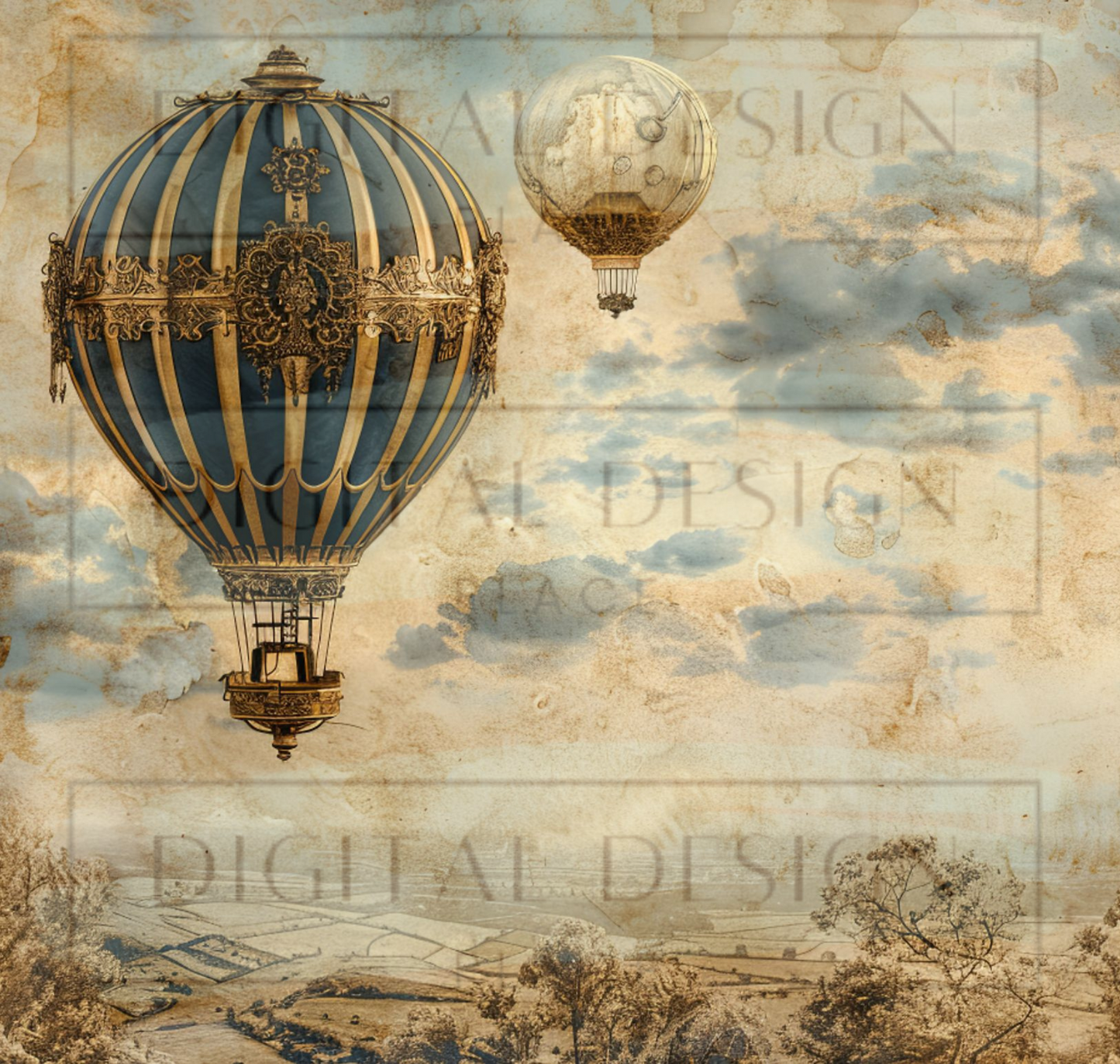 Hot Air Balloon  TWRW144