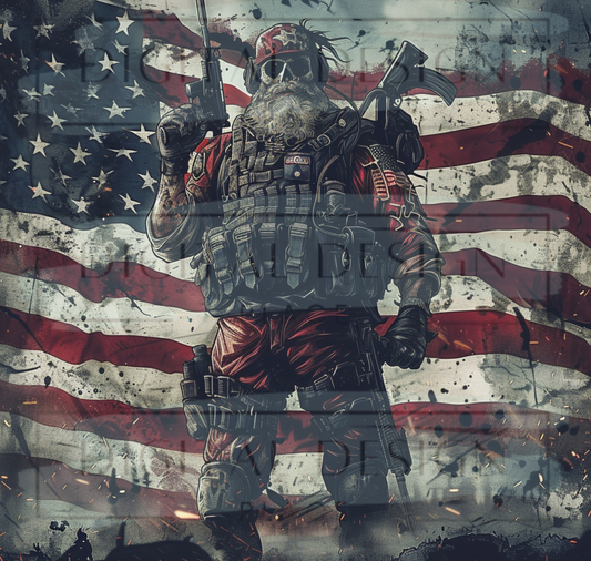 Grunge American Soldier TWRW167