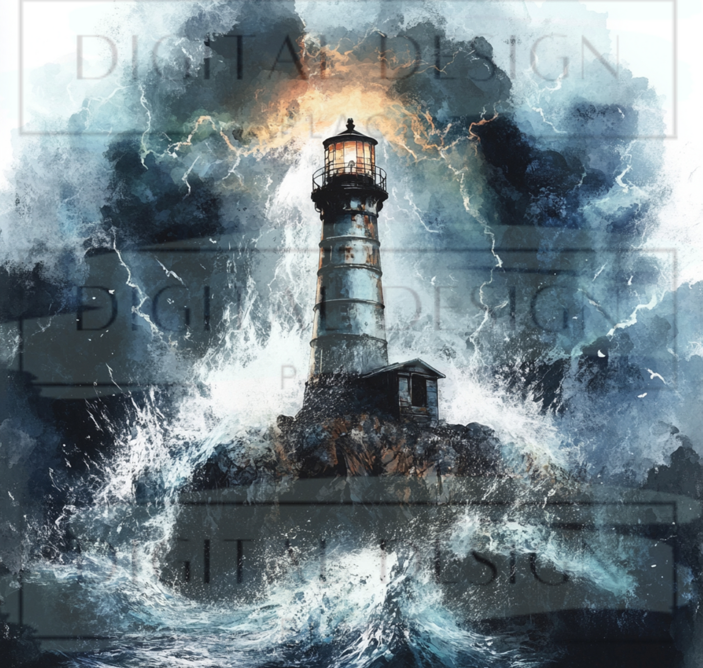 Lighthouse in the Storm TWRW218