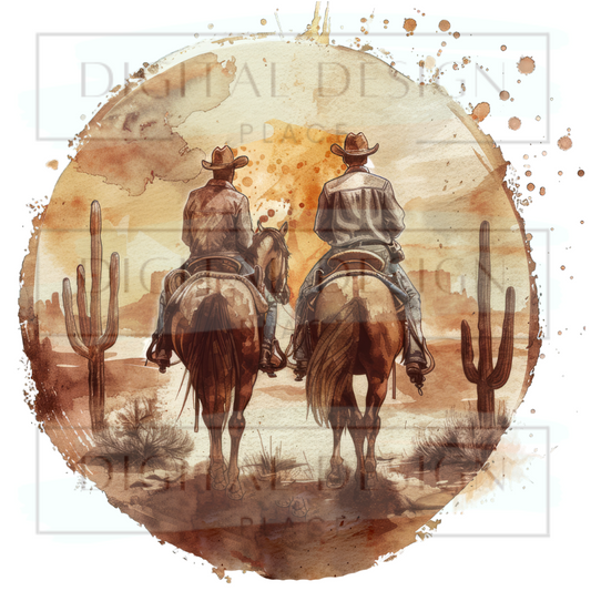 Cowboy Sunset WESW45