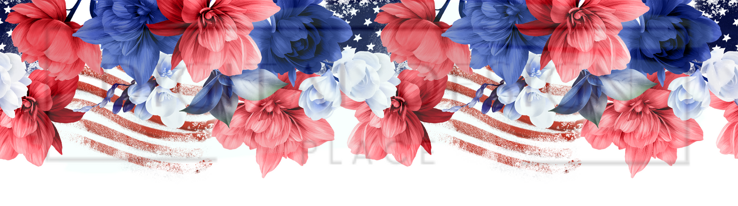 Americana Florals Wrap DupW56