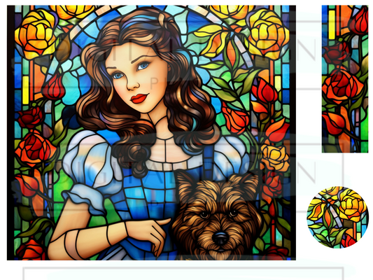 Stained Glass Dorothy WrB186