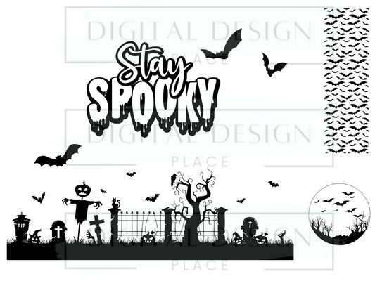Stay Spooky Silhoutte WrB75