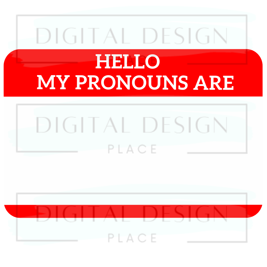 Hello, My Pronouns PRIP12