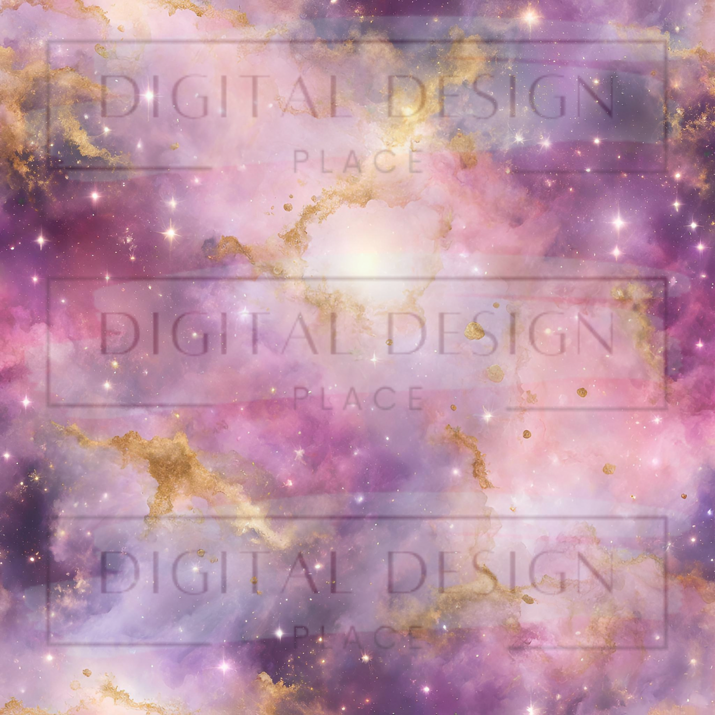 Purple Gold Galaxy VinylV1035