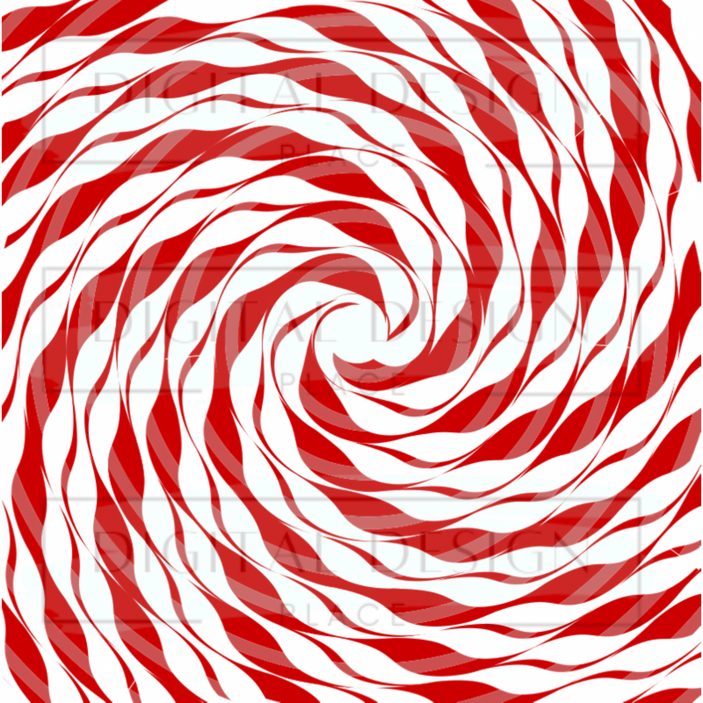 Candy Cane Swirl VinylV468