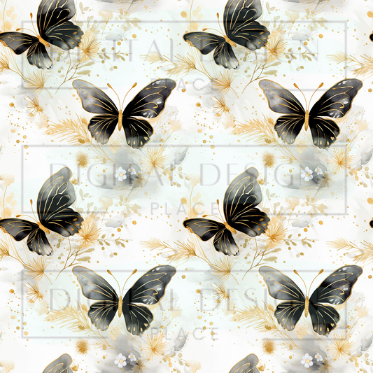 Black Butterflies VinylV1157