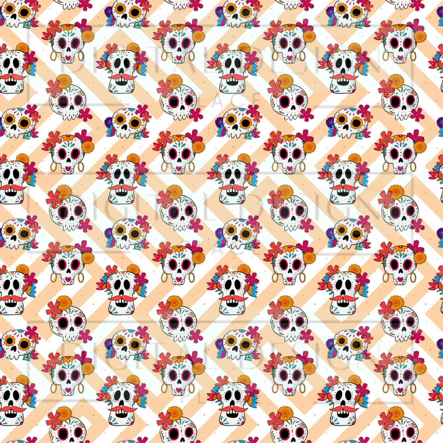 Sugar Skull Scattered VinylV570