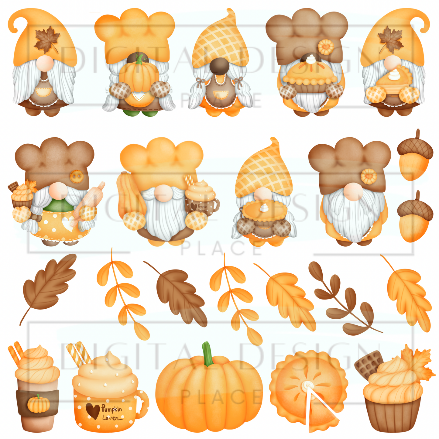 Fall Harvest Gnomes ELEE206
