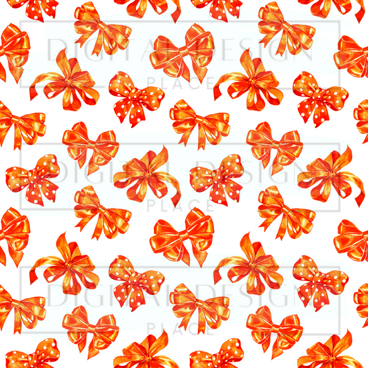 Orange Bows VinylV436