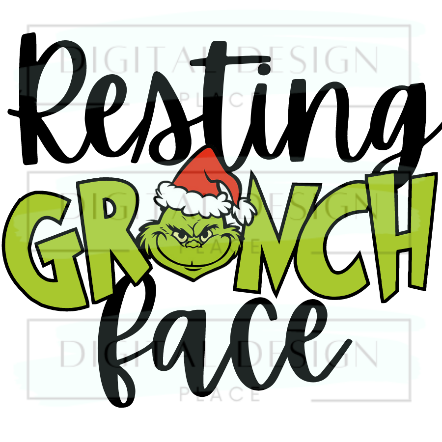 Resting Grinch Face CHRC30