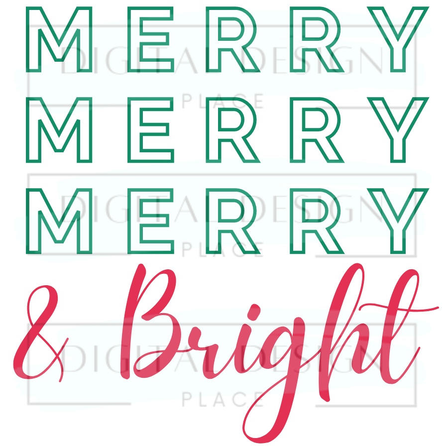 Merry Merry Merry & Bright CHRC34