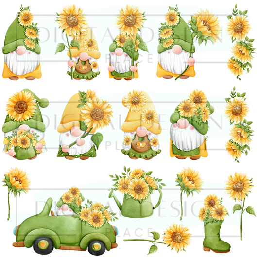 Sunflower Gnomes EleE93