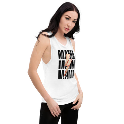 Baseball Mama Muscle Tank