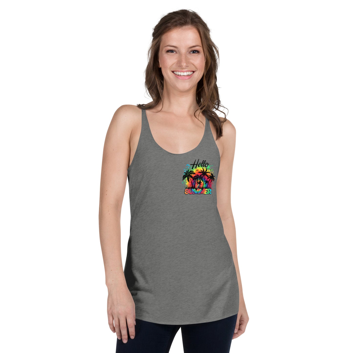 Hello Summer Racerback Tank