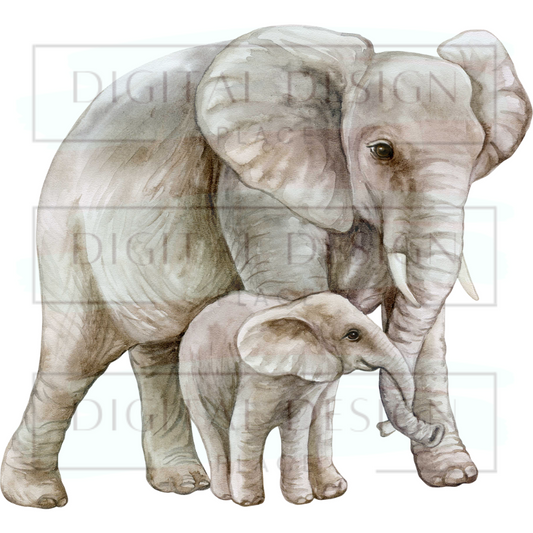 Elephant Mom Baby ANIA35