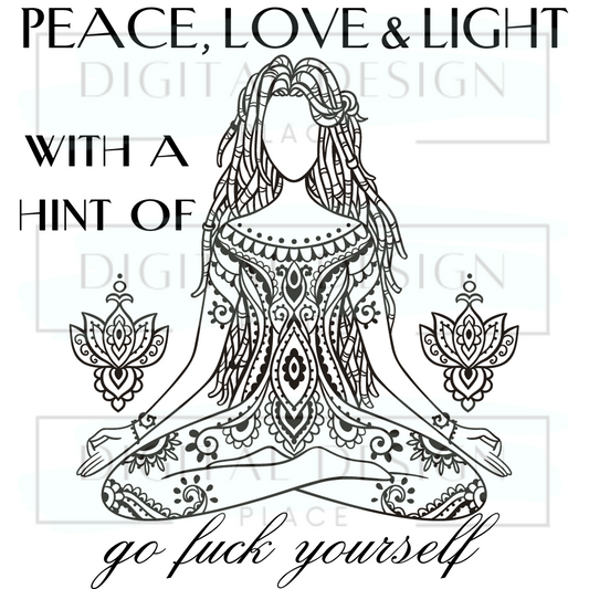 Peace, Love & Light ADHUA45