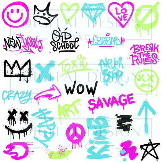 Graffiti Text/Symbols EleE51