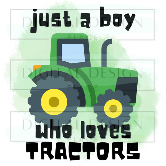 Boy Who Loves Tractors KidK7