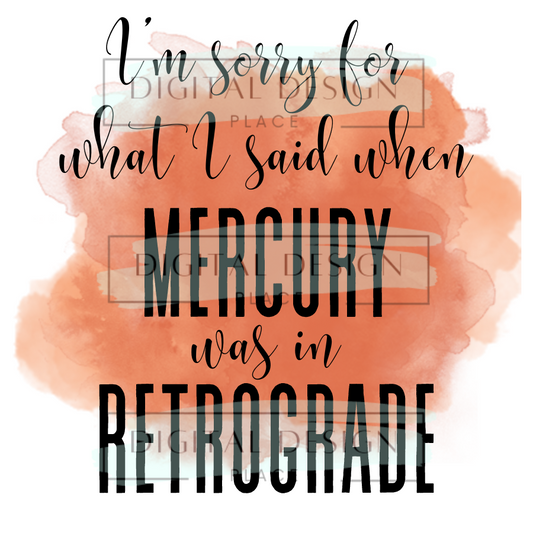 Mercury Retrograde EmoED9
