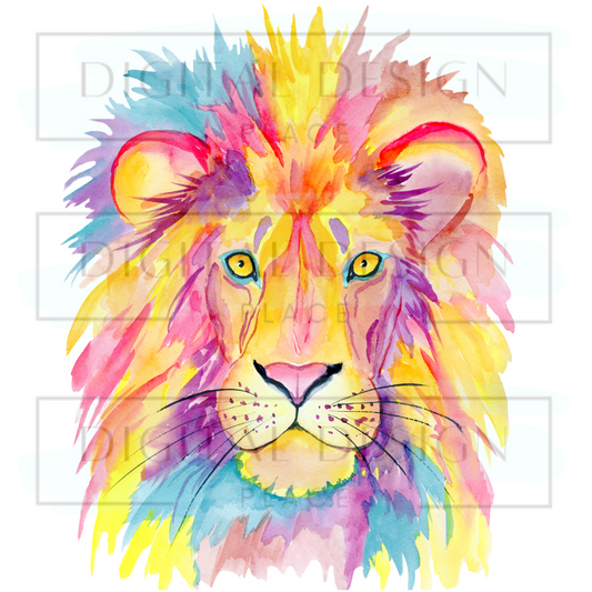 Watercolor Lion ANIA12