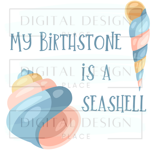 Birthstone is a Seashell SUMS36