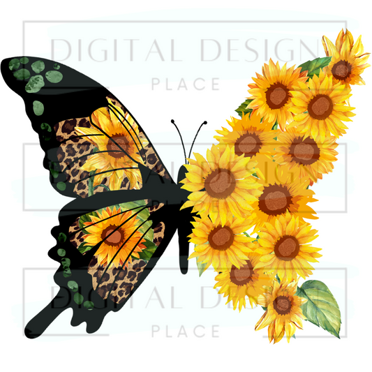 Sunflower Butterfly ANIA20