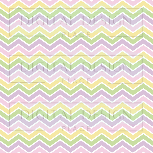 Spring Chevron VinylV139