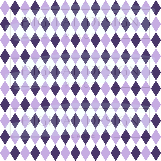 Purple Shades Argyle VinylV153