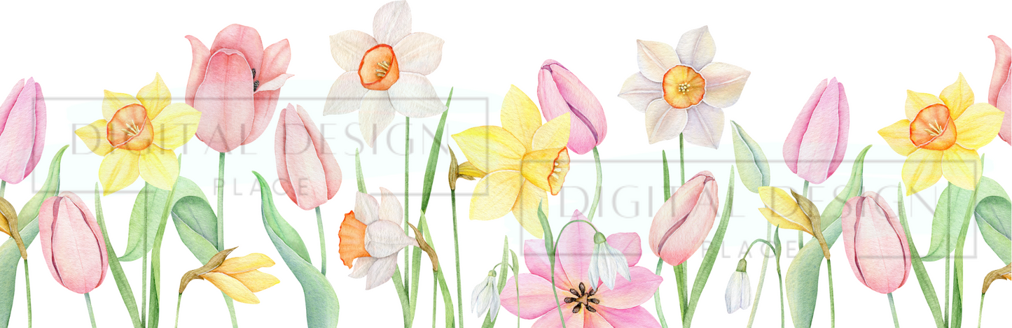 Tulip, Lily, Daffodil WRAW37