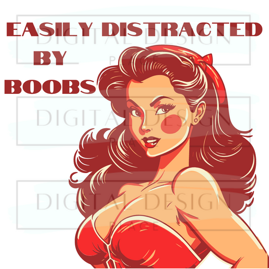 Distracted by Boobs ADHUA21