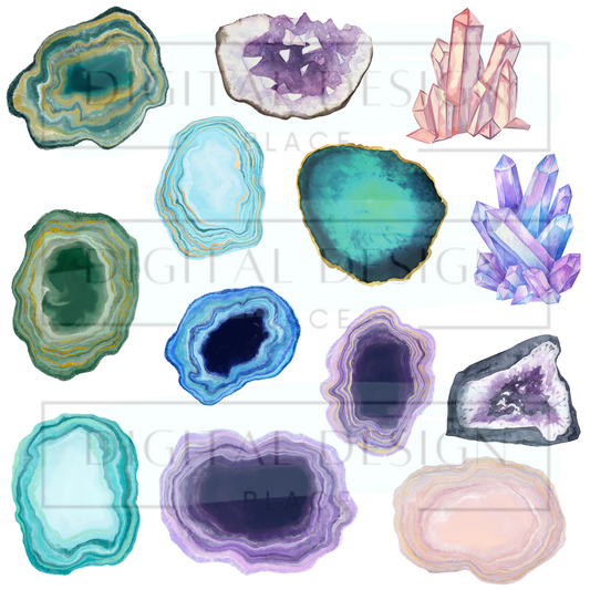 Geode Crystals Elements ELEE23