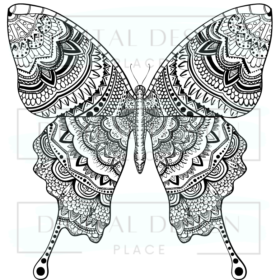 Mandala Butterfly ANIA28