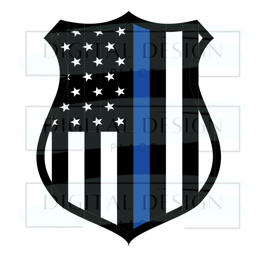 Police Badge RESFR9 – Digital Design Place