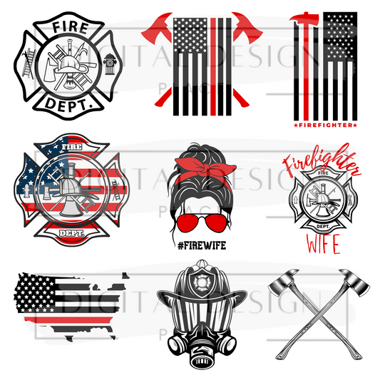 Firefighter Themed Element Sheet