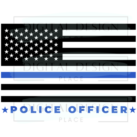 Police Flag RESFR8