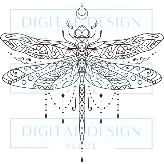 Mandala Dragonfly ANIA30