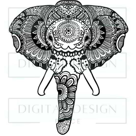 Mandala Elephant ANIA31